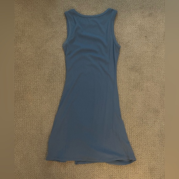 LE LIS Ribbed Blue Mini Dress - Picture 2 of 3